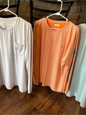 Bundle of Guy Harvey Columbia performance fishing shirts